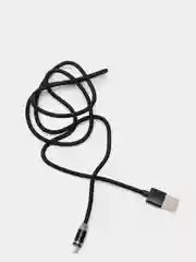 Черный магнитный USB-кабель 3 в 1 с 3-мя разъемами microusb, type C, Lightning, 3 цвета