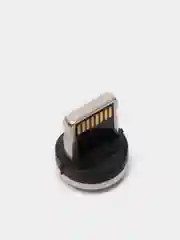 Красный магнитный USB-кабель 3 в 1 с 3-мя разъемами microusb, type C, Lightning, 3 цвета