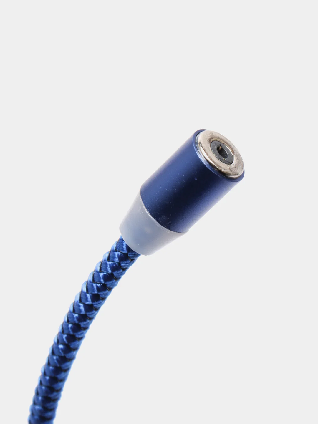 Синий магнитный USB-кабель 3 в 1 с 3-мя разъемами microusb, type C, Lightning, 3 цвета