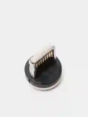 Синий магнитный USB-кабель 3 в 1 с 3-мя разъемами microusb, type C, Lightning, 3 цвета