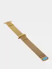 Золотой миланский сетчатый браслет ремешок для Apple Watch