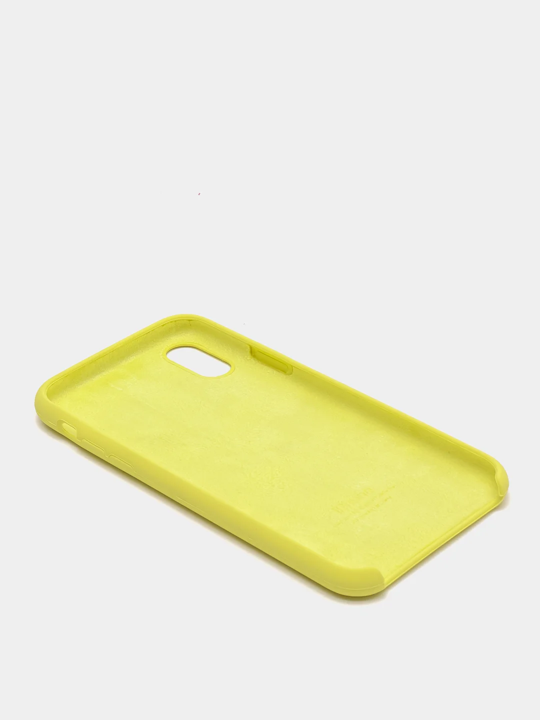 Лимонный чехол Silicon Case для iPhone X/XS