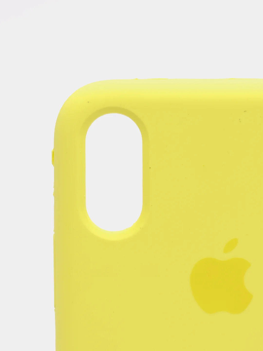 Лимонный чехол Silicon Case для iPhone X/XS