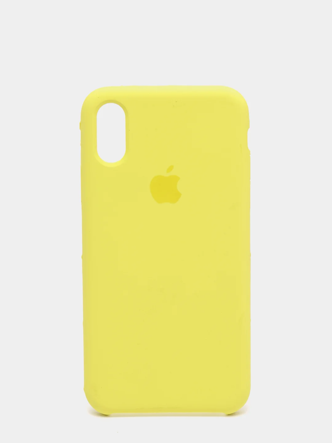 Лимонный чехол Silicon Case для iPhone X/XS