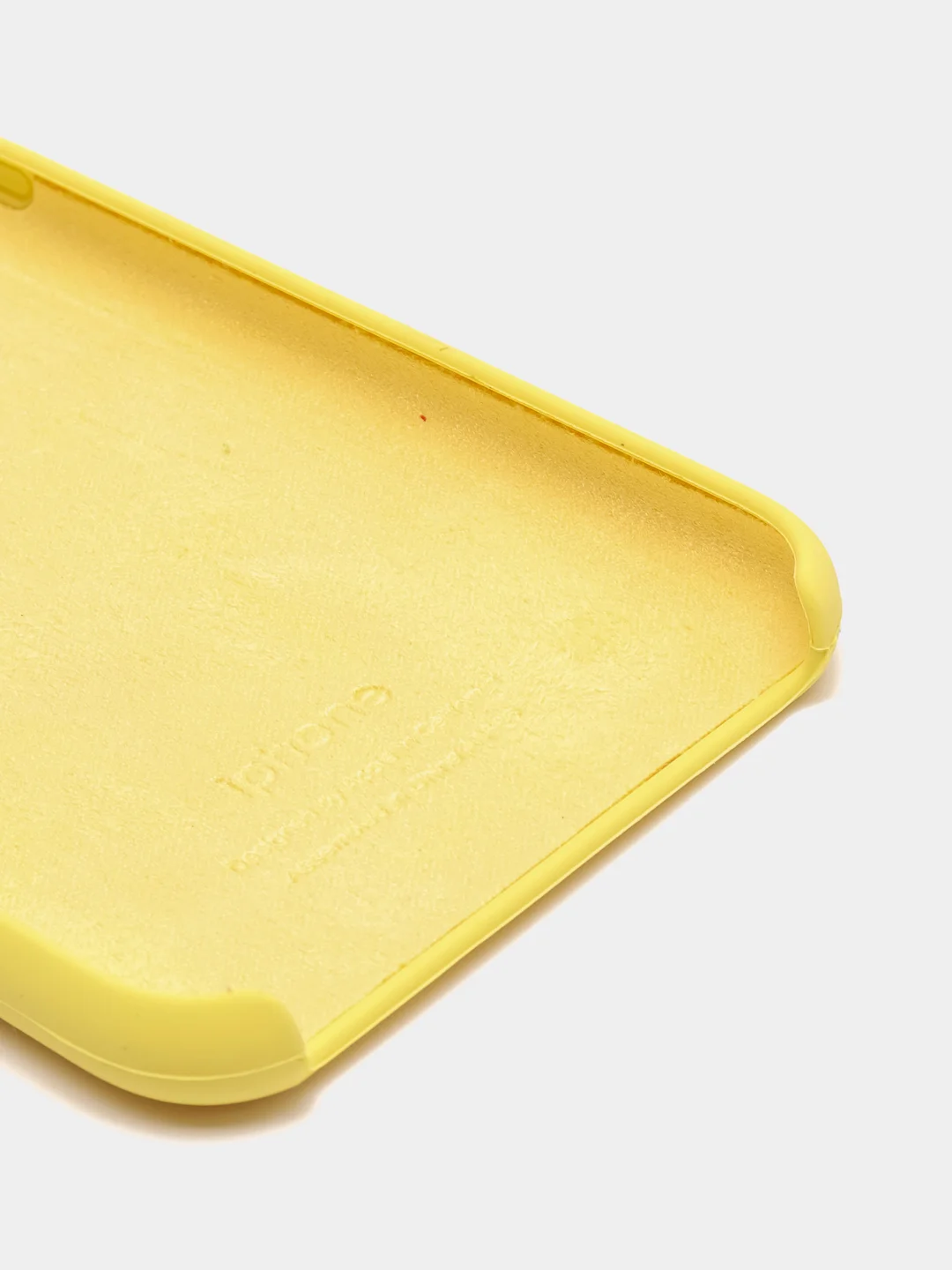 Лимонный чехол Silicone Case для IPhone XR