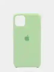 Зеленый чехол накладка Apple Silicone Case для iPhone 11 Pro Max soft-touch айфон защитный