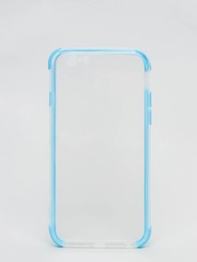 Чехол-накладка iPhone 6/6S силиконовый с цветным бортиком