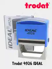 Синий автоматическая оснастка Trodat IDEAL 4926, 75 х 38 мм, красная, синяя, черная