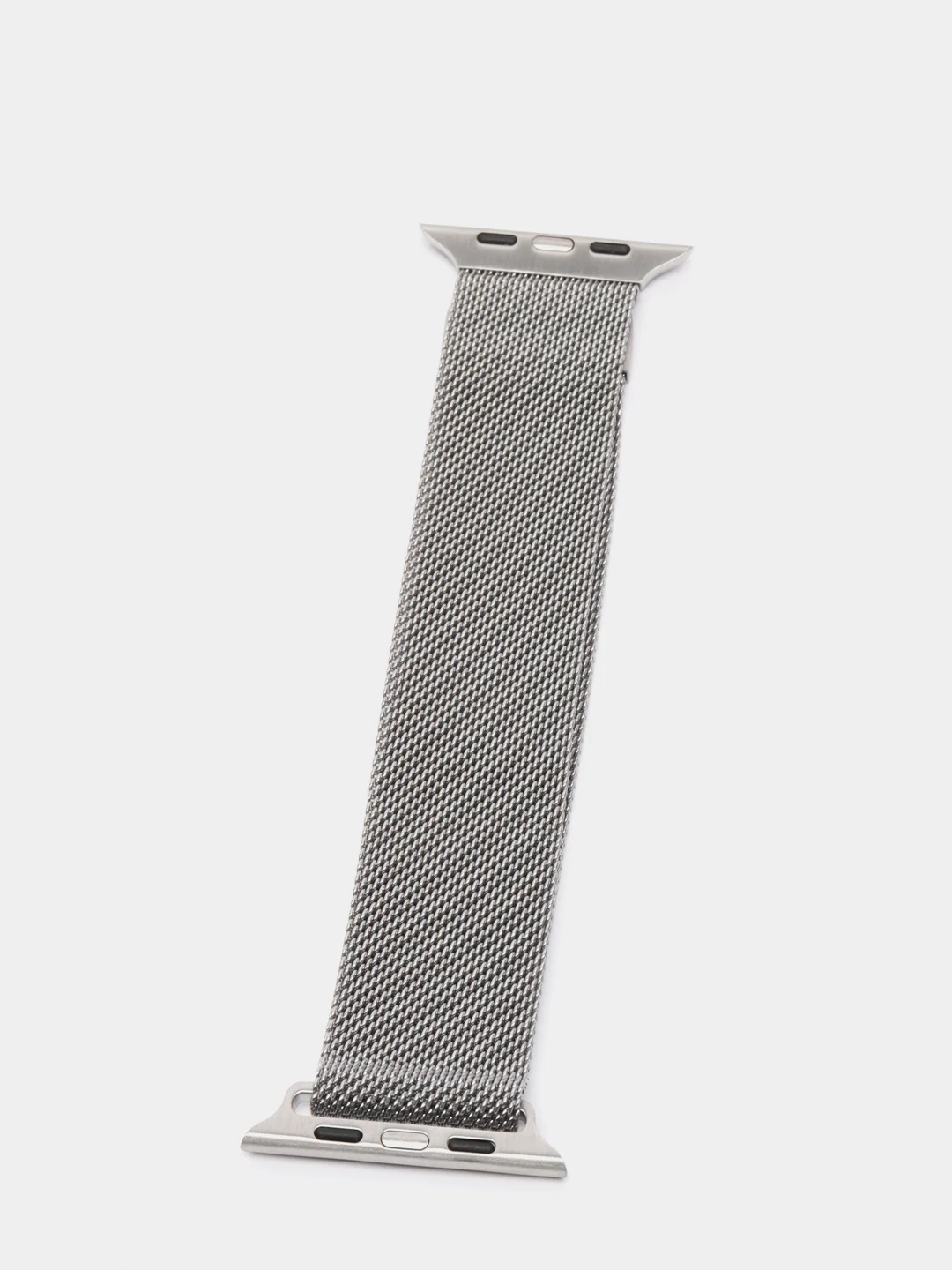 Серебряный ремешок для смарт - часов Apple Watch "Миланская петля", металлический браслет