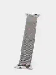 Серебряный ремешок для смарт - часов Apple Watch "Миланская петля", металлический браслет