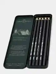 Набор карандашей чернографитных Faber-Castell "Graphite Aquarelle", HB-8B, 5 штук