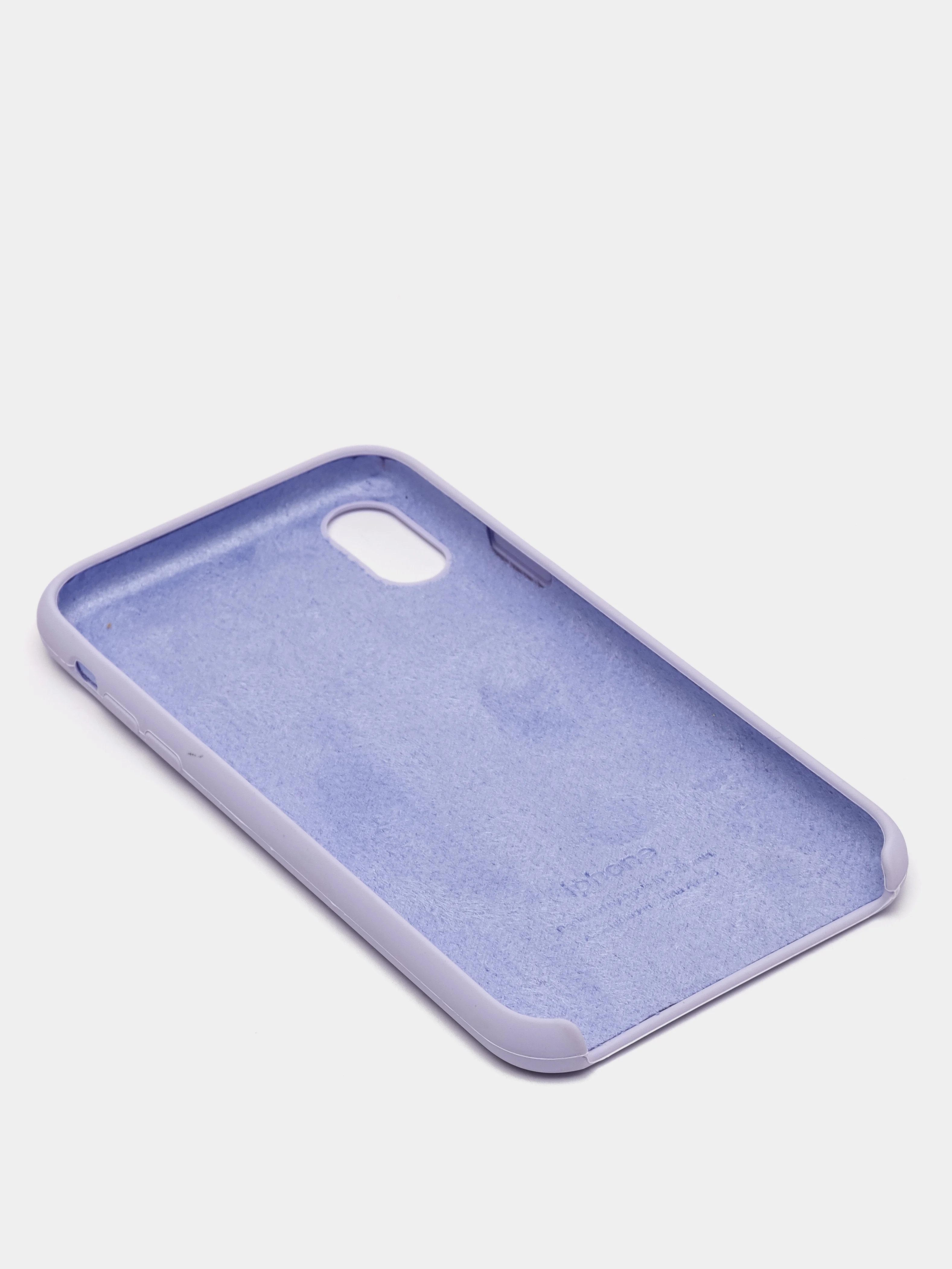 Лавандовый чехол Silicone Case для IPhone XR