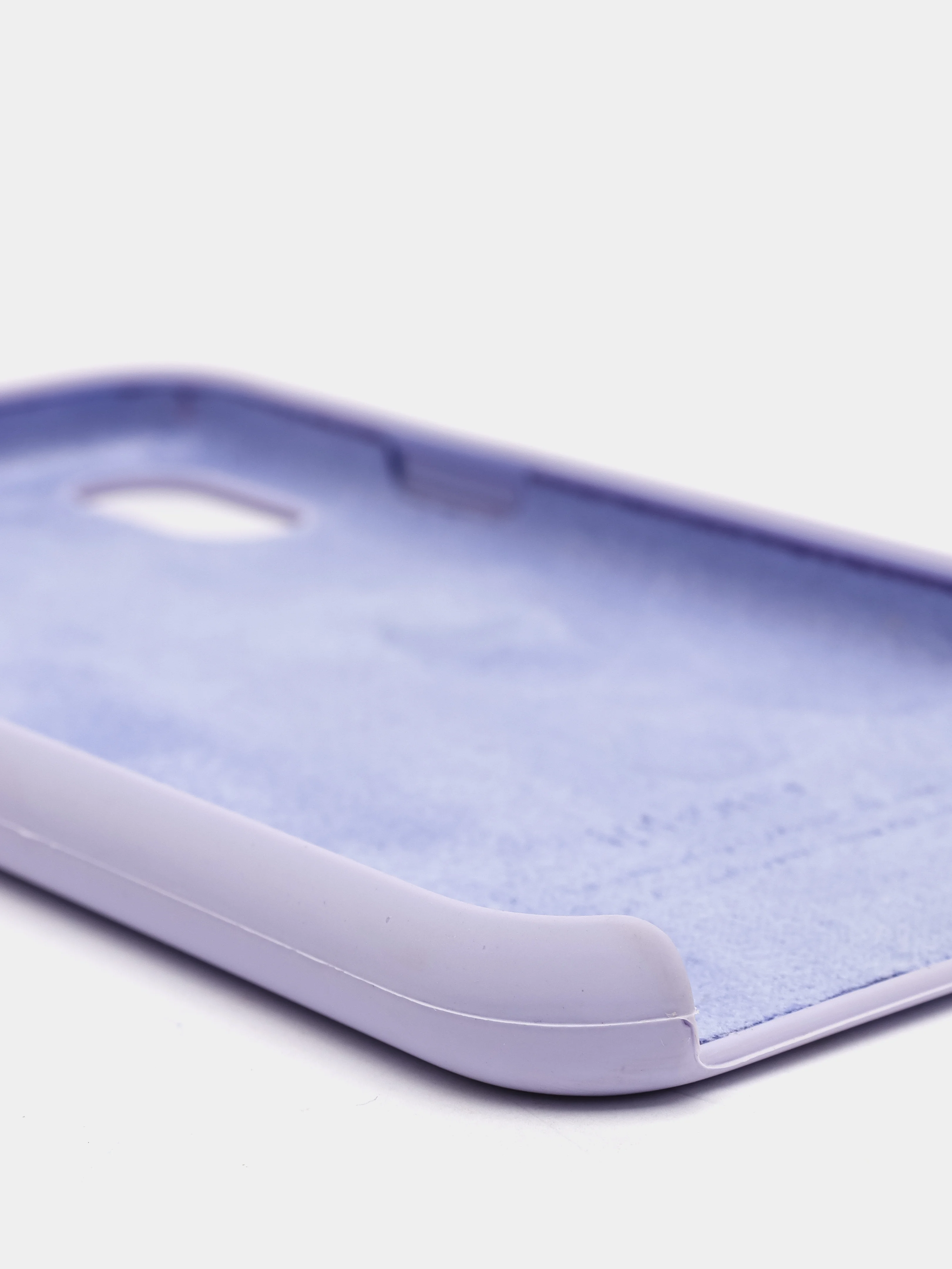 Лавандовый чехол Silicone Case для IPhone XR