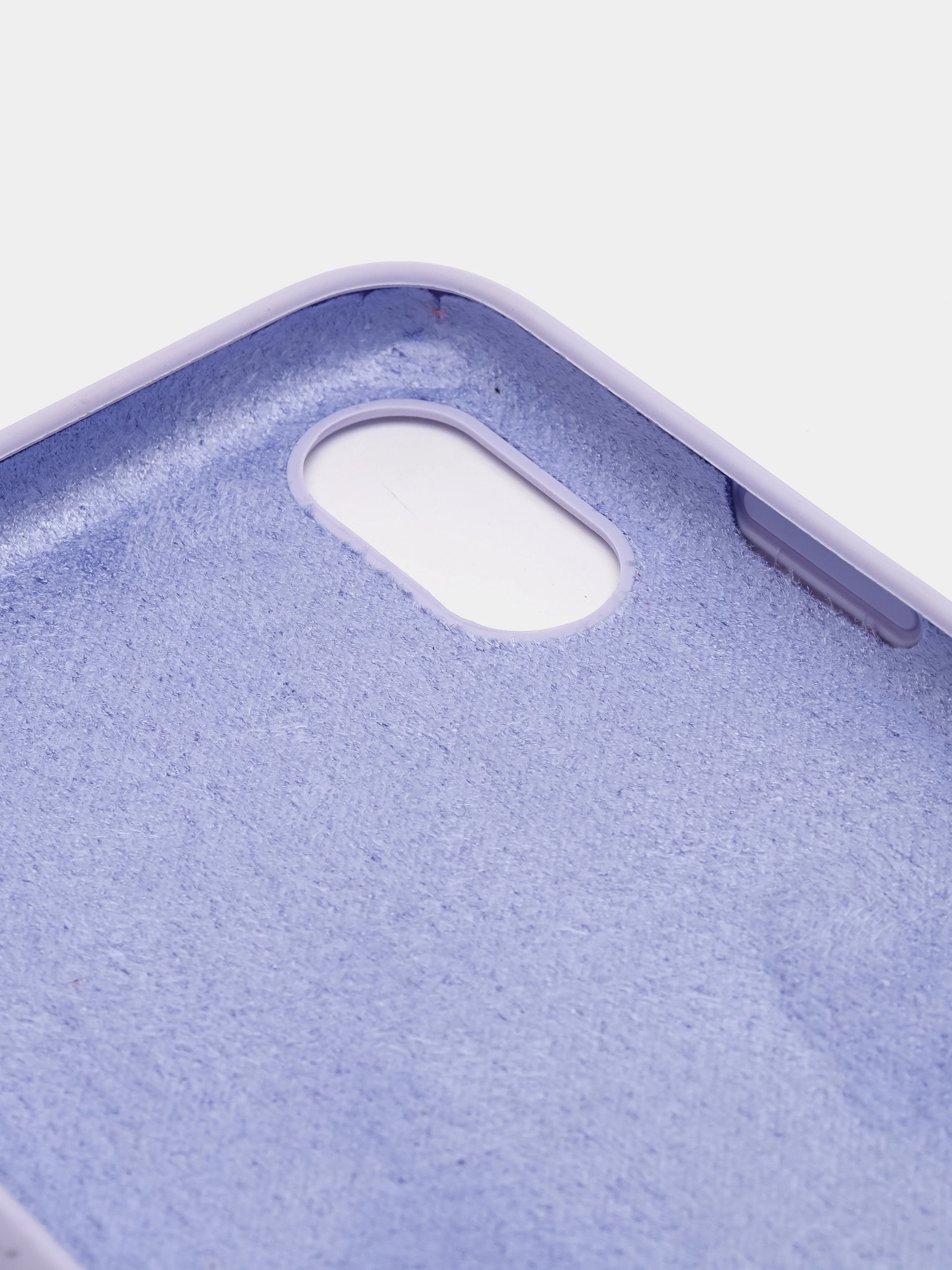 Лавандовый чехол Silicone Case для IPhone XR