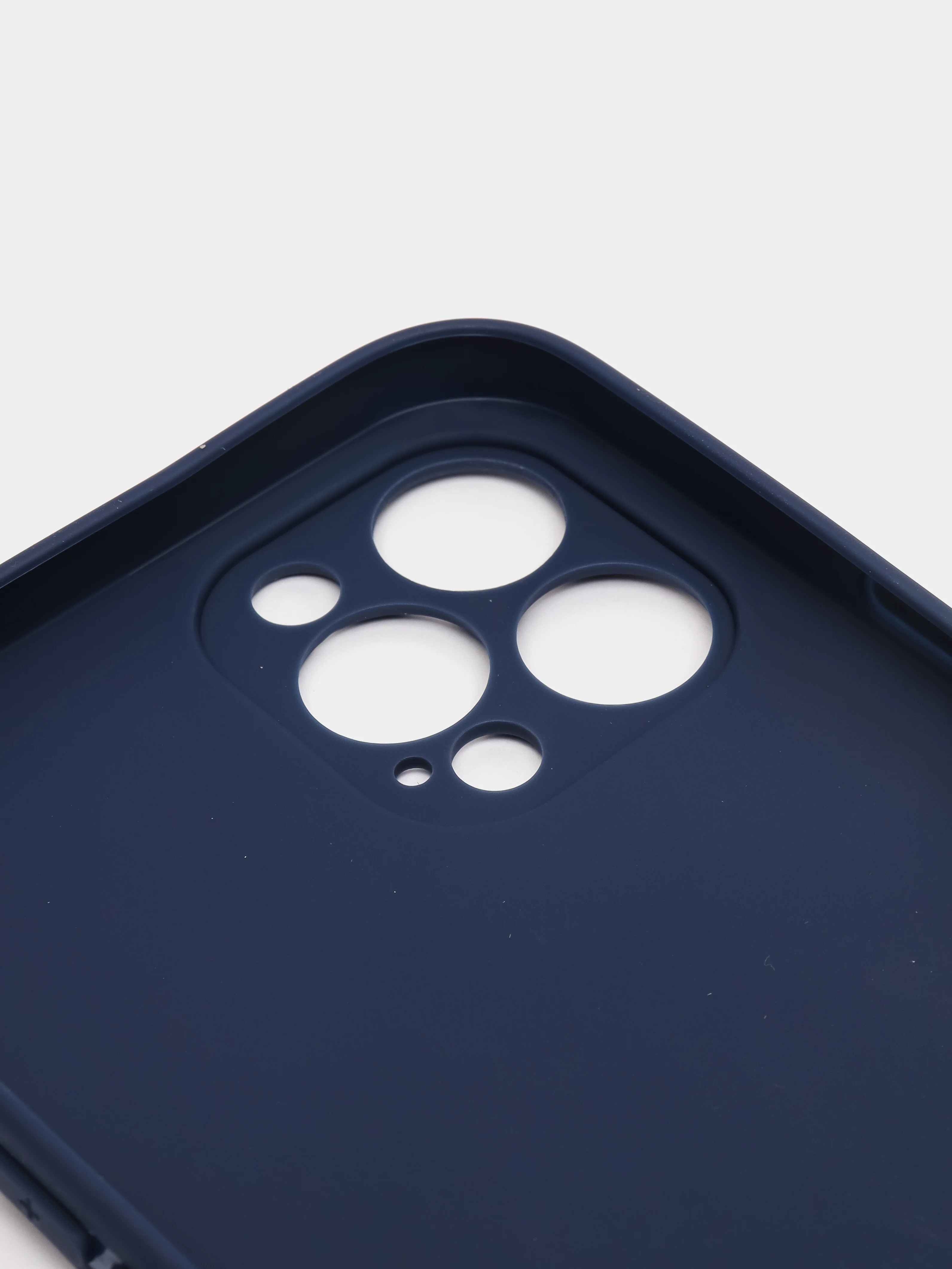 Темно-синий чехол защитный для iPhone 12 / 12 Pro / 12 Pro Max, силиконовый, 1,5 мм
