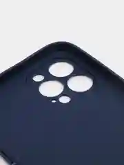 Темно-синий чехол защитный для iPhone 12 / 12 Pro / 12 Pro Max, силиконовый, 1,5 мм