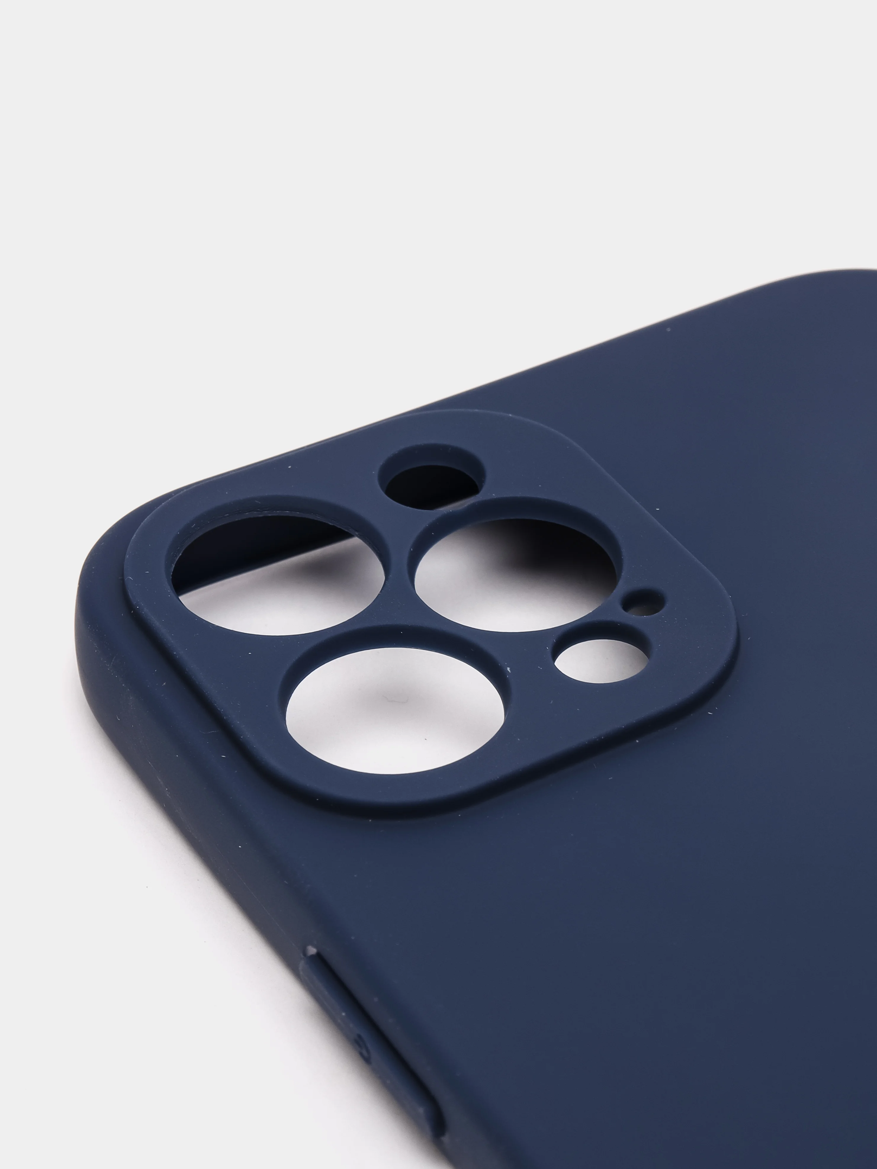 Темно-синий чехол защитный для iPhone 12 / 12 Pro / 12 Pro Max, силиконовый, 1,5 мм