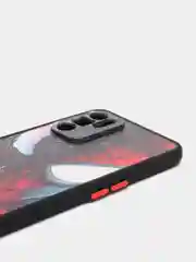 Черный чехол с ярким рисунком/принтом на Oppo Reno 6 4G (Reno6) Оппо Рено6