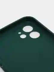 Тёмно-зелёный чехол защитный для iPhone 12 / 12 Pro / 12 Pro Max, силиконовый, 1,5 мм