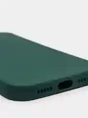 Тёмно-зелёный чехол защитный для iPhone 12 / 12 Pro / 12 Pro Max, силиконовый, 1,5 мм