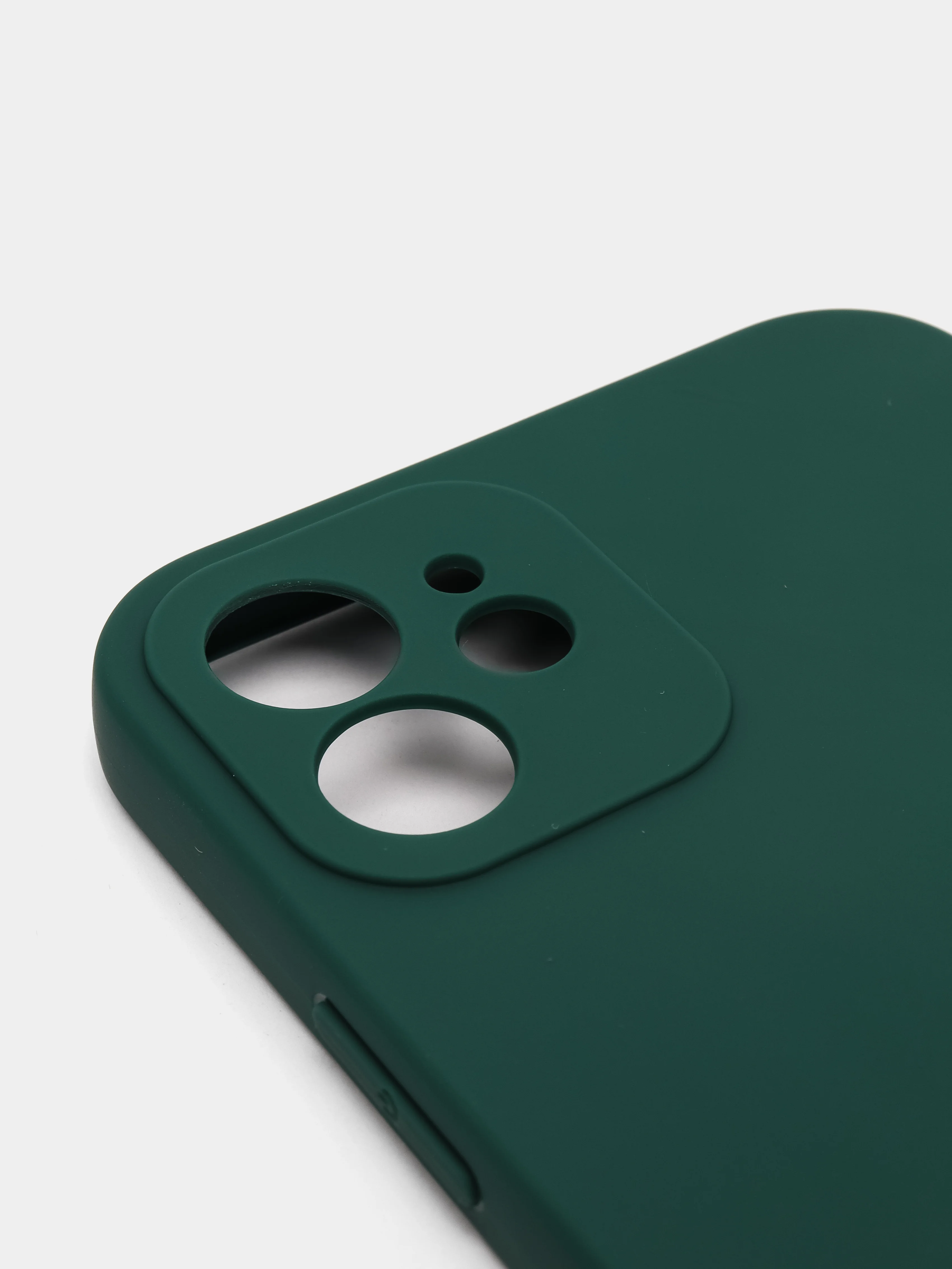 Тёмно-зелёный чехол защитный для iPhone 12 / 12 Pro / 12 Pro Max, силиконовый, 1,5 мм
