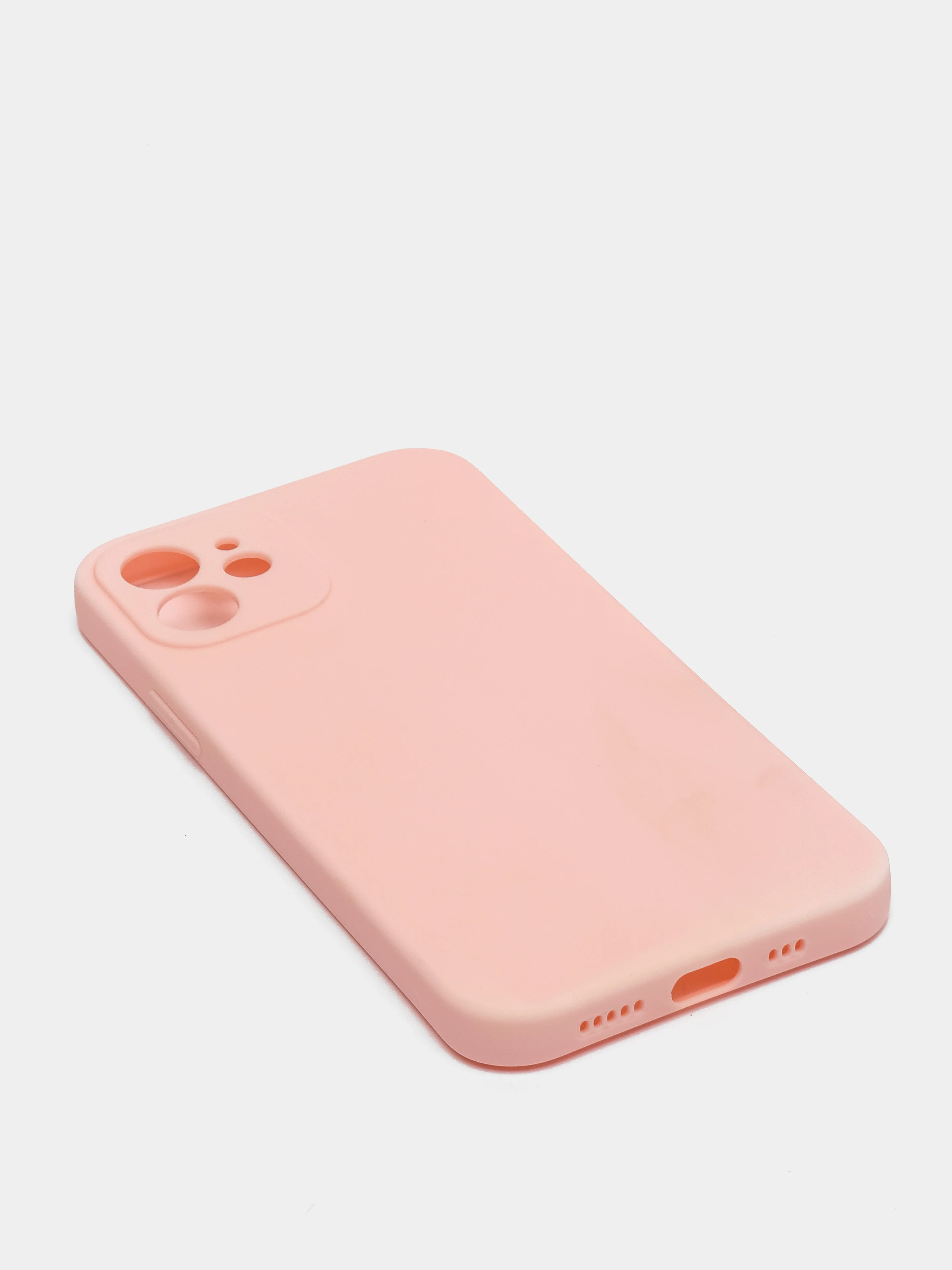 Розовый чехол защитный для iPhone 12 / 12 Pro / 12 Pro Max, силиконовый, 1,5 мм
