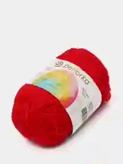 Красный пряжа Пехорка "Детская новинка", 5 штук, акрил, 50 г, 200 м