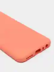 Оранжевый чехол силиконовый для Xiaomi Redmi Note 8T ( Редми нот 8т)  с бархатной подкладкой