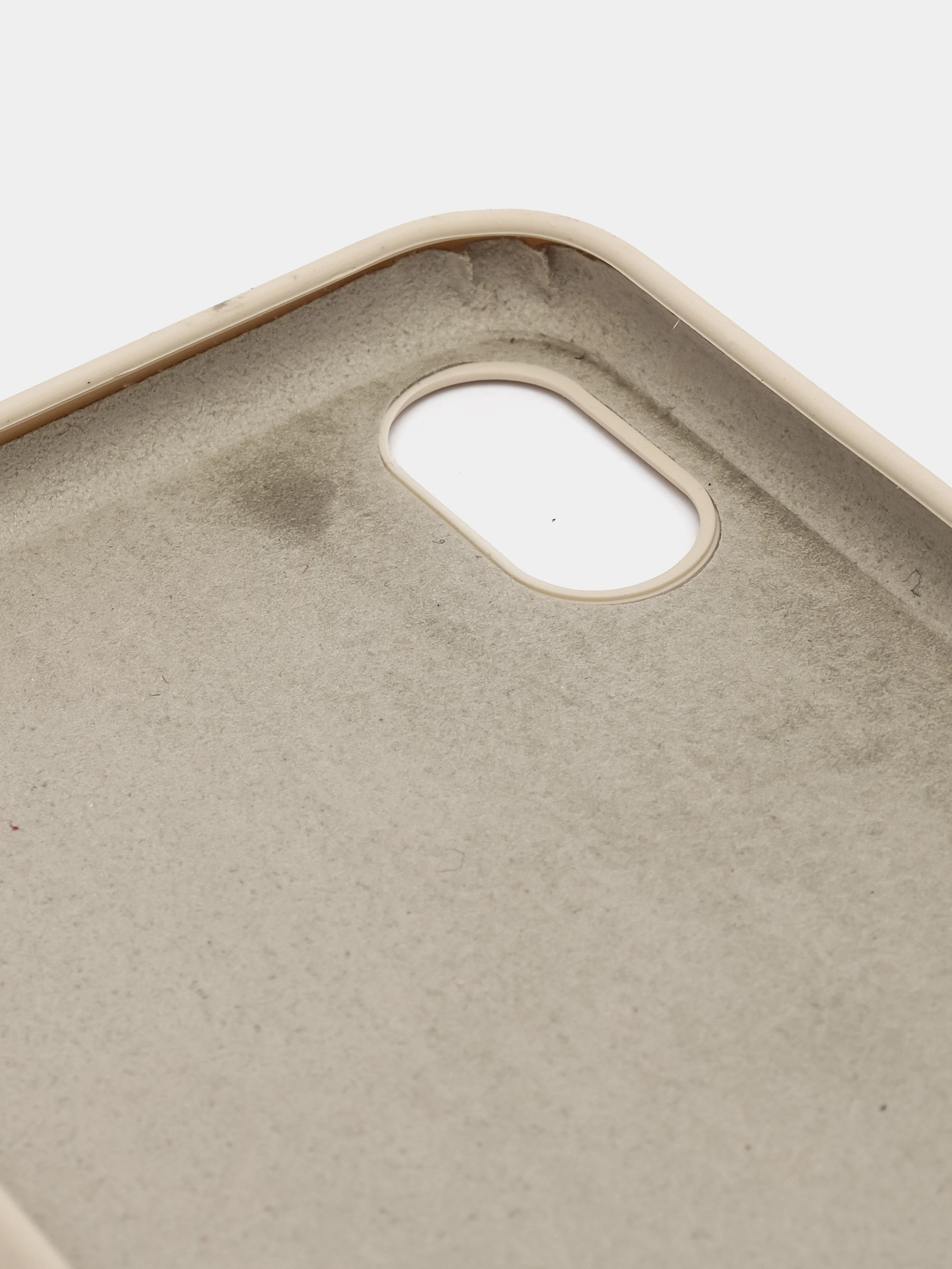 Бежевый защитный чехол для iphone Xr