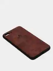 Коричневый дизайнерский чехол на iPhone с конем