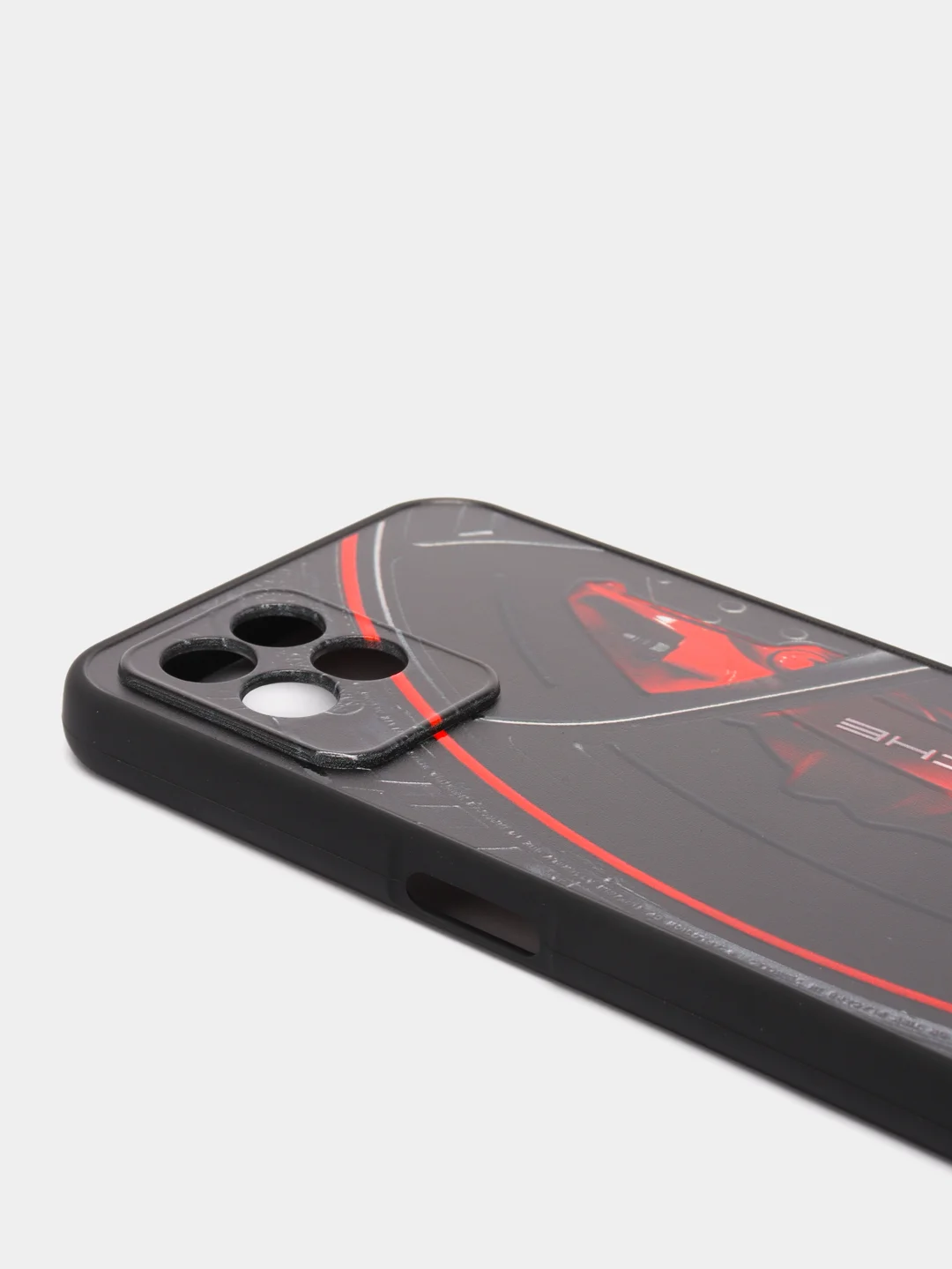 Красный чехол с рисунком на Realme 8i и Realme Narzo 50 4G (Реалми 8i и Реалми Нарзо 50 4G)
