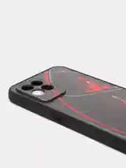 Красный чехол с рисунком на Realme 8i и Realme Narzo 50 4G (Реалми 8i и Реалми Нарзо 50 4G)