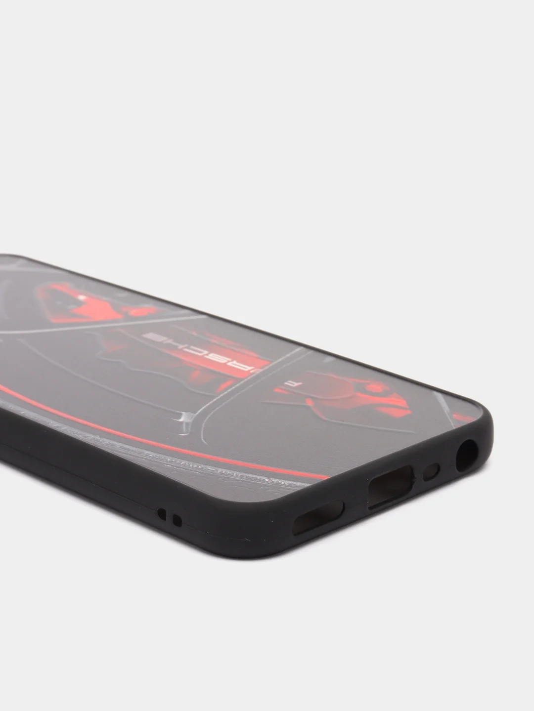Красный чехол с рисунком на Realme 8i и Realme Narzo 50 4G (Реалми 8i и Реалми Нарзо 50 4G)