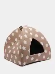 Голубой дом для кошек "Юрта", мягкий домик для кошек, складной