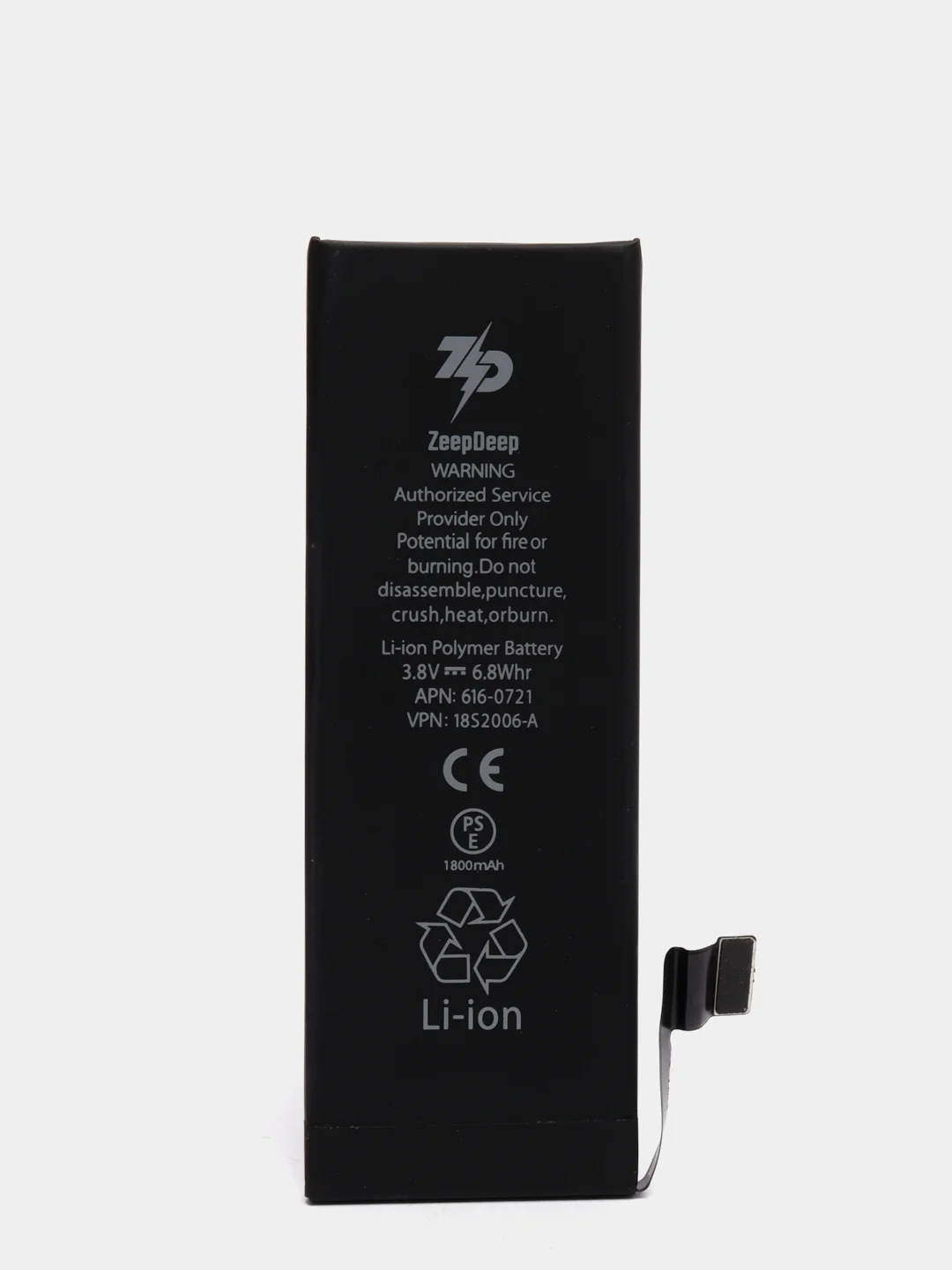 Аккумулятор ZeepDeep для iPhone 5s/5c, с набором инструментов, 1800 mAh