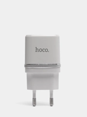 Зарядное устройство HOCO c11 Smart single USB charger(EU), белый