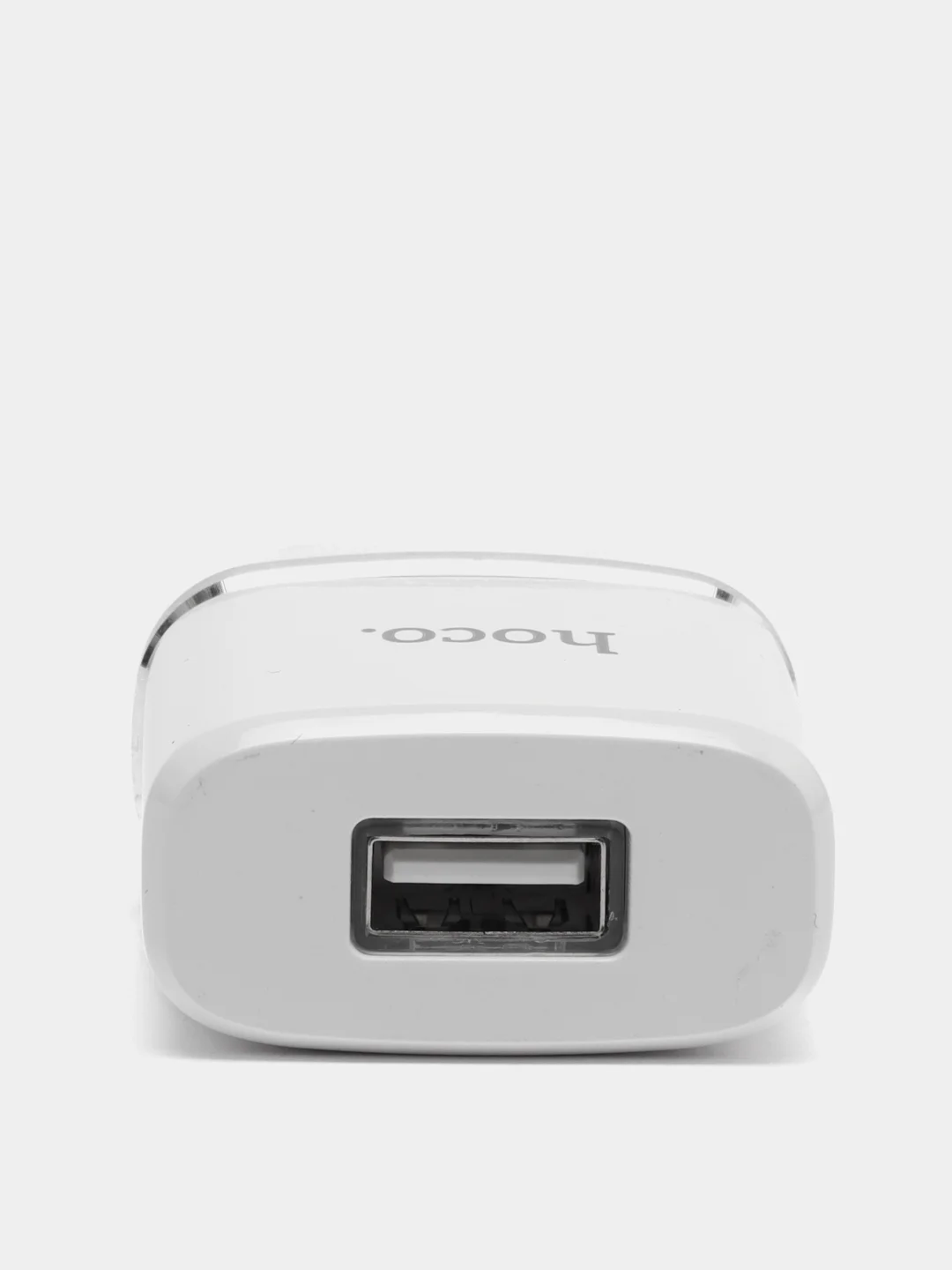 Белый зарядное устройство HOCO c11 Smart single USB charger(EU), белый