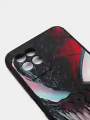 Черный чехол с рисунком на Realme 8i и Realme Narzo 50 4G (Реалми 8i и Реалми Нарзо 50 4G)
