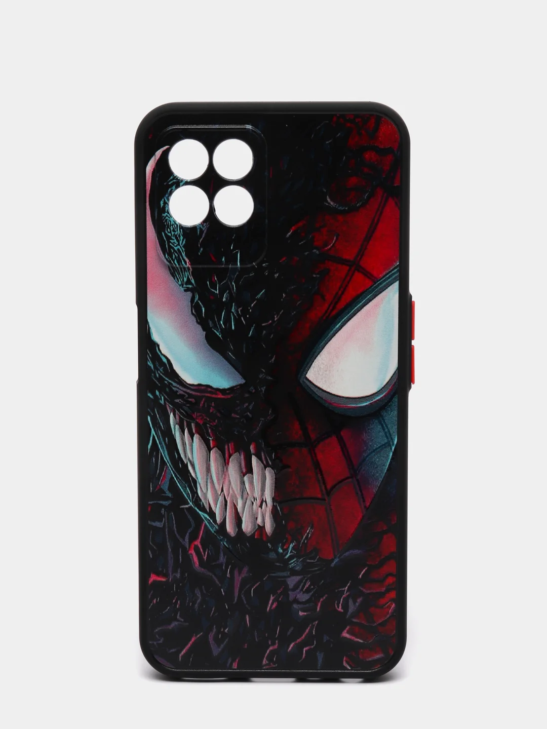 Черный чехол с рисунком на Realme 8i и Realme Narzo 50 4G (Реалми 8i и Реалми Нарзо 50 4G)