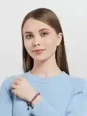 Браслет шамбала / Браслет оберег / Браслет в кристаллах