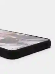 Бордовый чехол с ярким рисунком/принтом на Oppo A16 (Оппо А16)