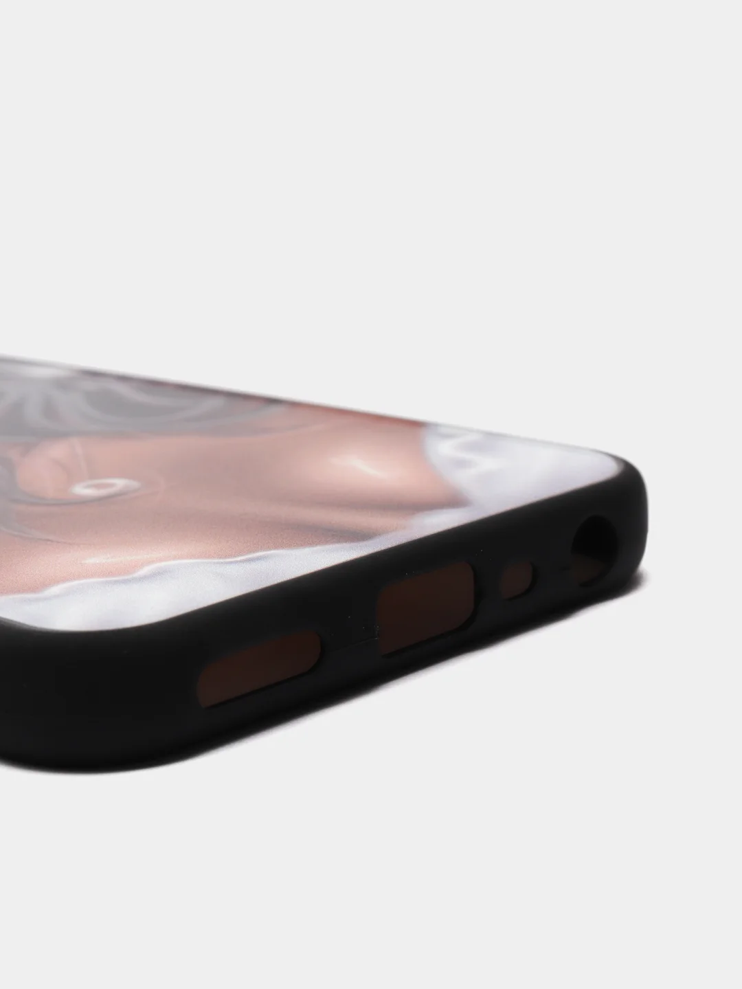 Коричневый чехол с рисунком на Realme 8i и Realme Narzo 50 4G (Реалми 8i и Реалми Нарзо 50 4G)