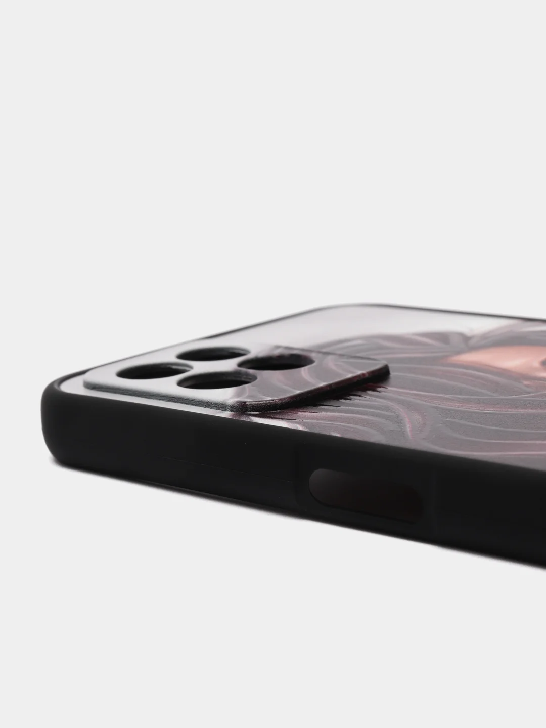 Коричневый чехол с рисунком на Realme 8i и Realme Narzo 50 4G (Реалми 8i и Реалми Нарзо 50 4G)