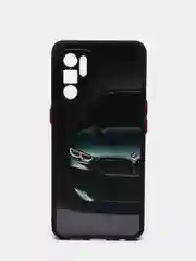 Зеленый чехол с ярким рисунком/принтом на Oppo Reno 6 4G (Reno6) Оппо Рено6
