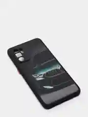 Зеленый чехол с ярким рисунком/принтом на Oppo Reno 6 4G (Reno6) Оппо Рено6