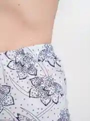 Белый пижама женская с шортами
