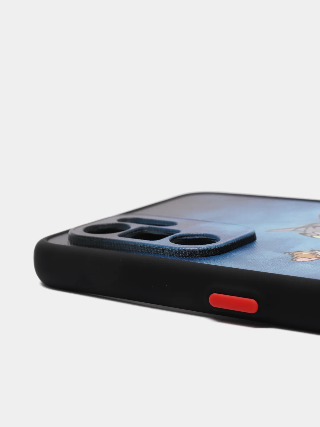 Синий чехол с ярким рисунком/принтом на Oppo Reno 6 4G (Reno6) Оппо Рено6