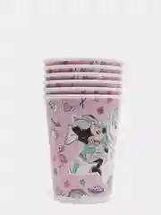 Minnie Mouse, набор бумажных стаканов, розовый - 3, 6 шт*250 мл