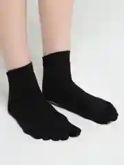 Черный носки короткие, спортивные, для йоги