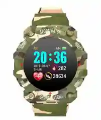 Зеленый умные часы FD68